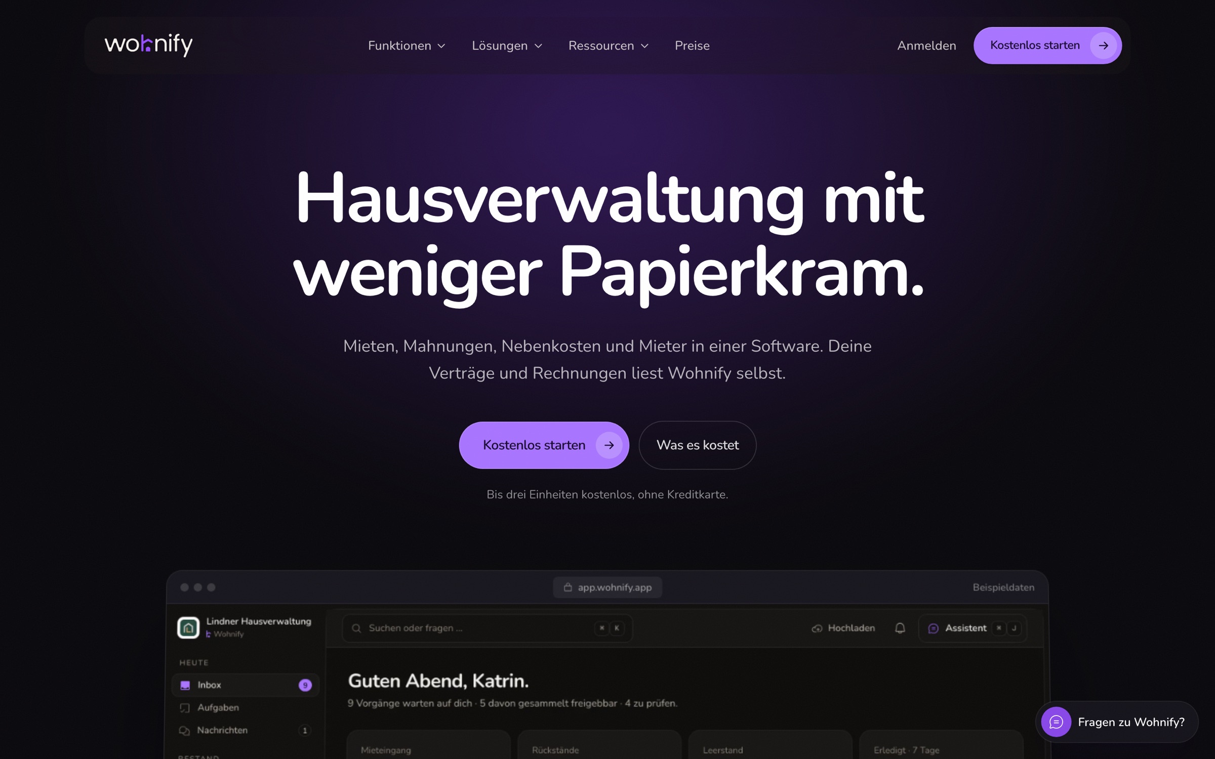 Website Wohnify